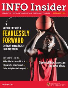 Cover of the 2024 INFO Insider magazine featuring the headline "Fearlessly Forward - Stories of Impact in 2024"